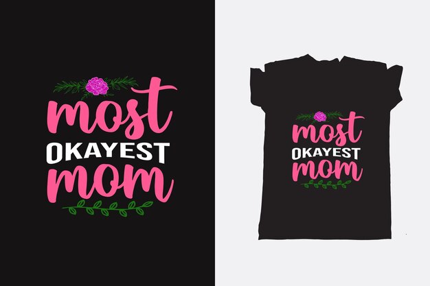 Дизайн футболки ко дню матери