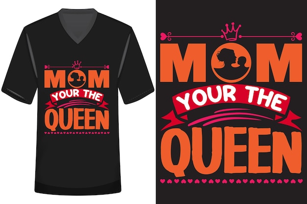 Mother's Day Typography Tshirt Design