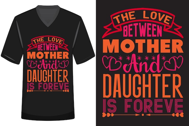 Вектор Дизайн футболки ко дню матери