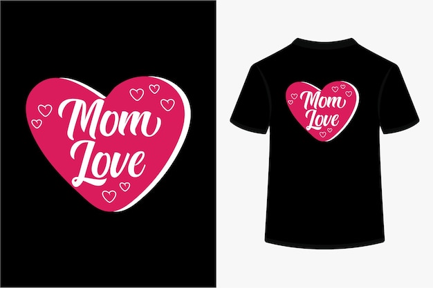 Mother's day unique and creative typography design