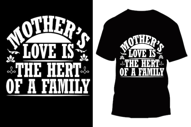 Vector mother's unique typograpy t shirt design