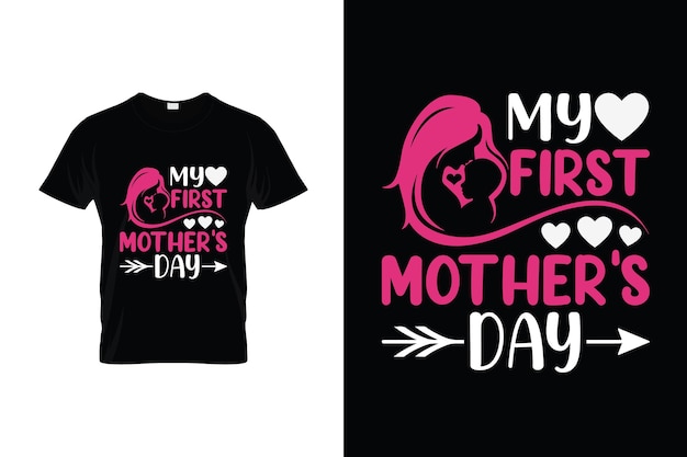 어머니 Tshirt 디자인 어머니의 날 Tshirt 포스터 엄마 셔츠에 대한 타이포그래피 인용