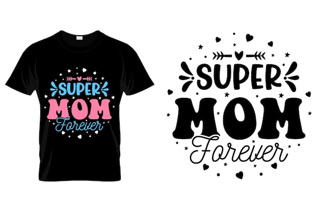 Дизайн материнской футболки День матери цитирует типографику svg векторная футболка Pro Vector