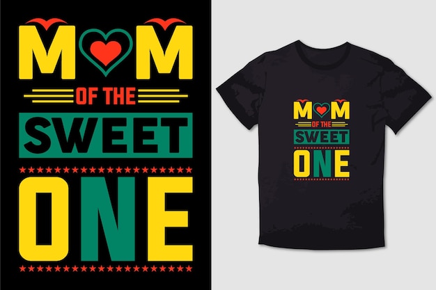 Mother typography tshirt design