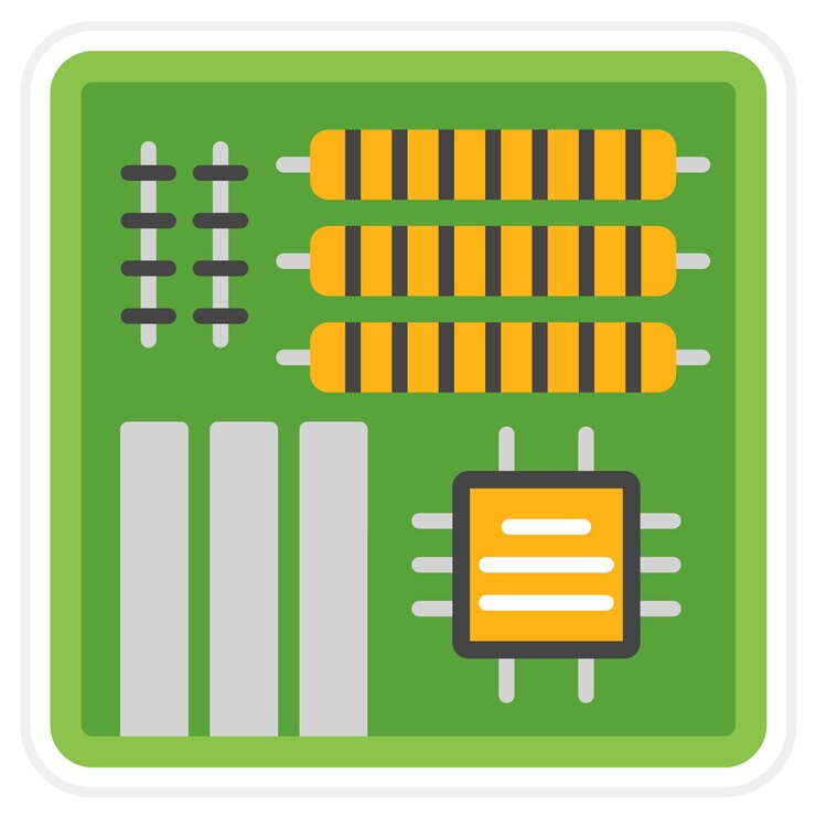 Vector motherboard icon vector image can be used for technology