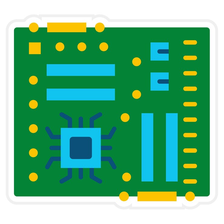 Vector motherboard icon
