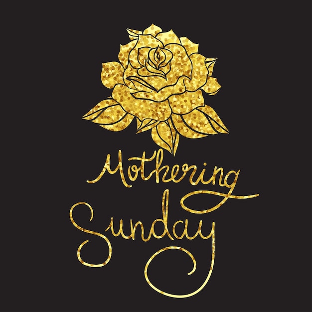 Maternità domenica lettering