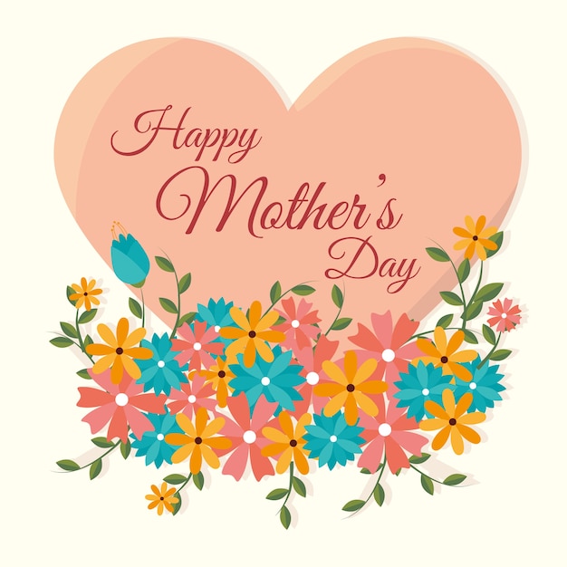 Mothers day design, vector illustration.