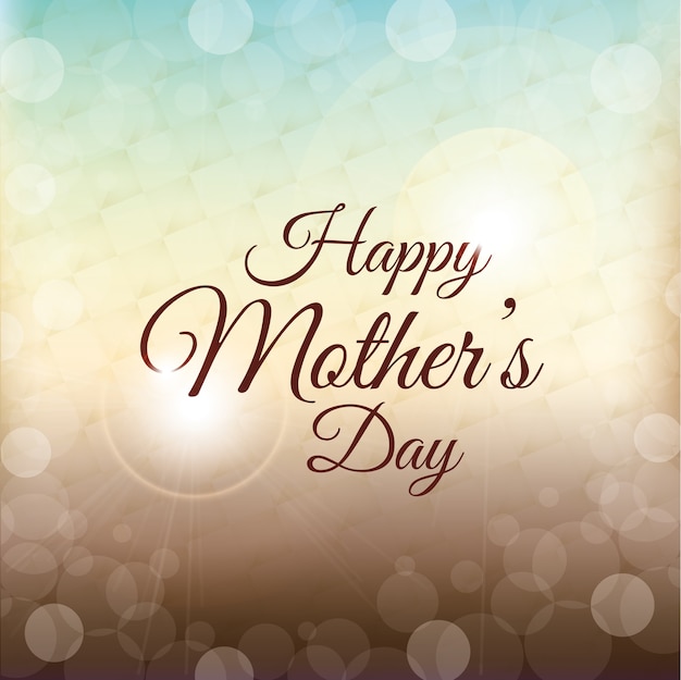 Mothers day design, vector illustration.