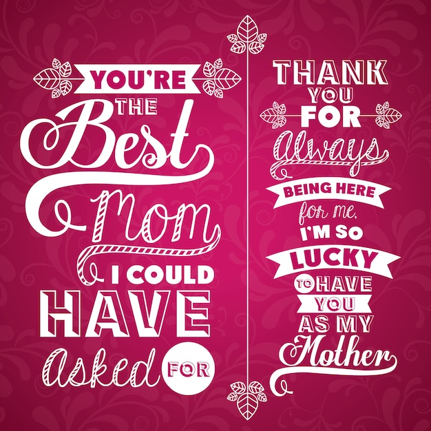 Mothers day design 