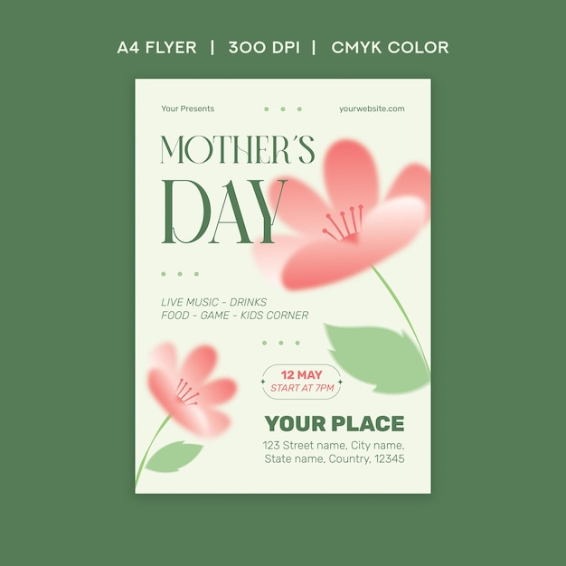 Mothers Day Flyer