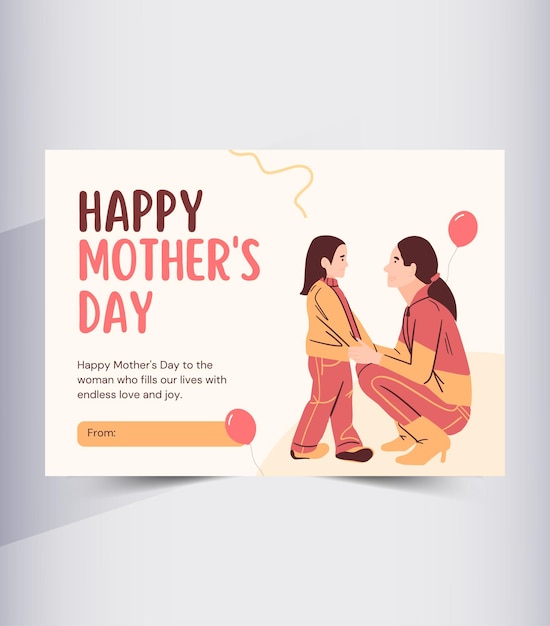 mothers day greeting card