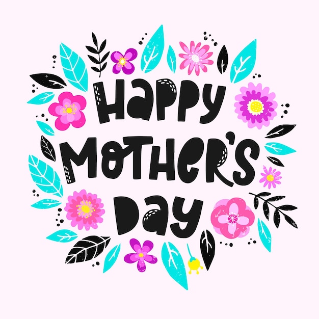 Mothers day lettering quote for posters and cards