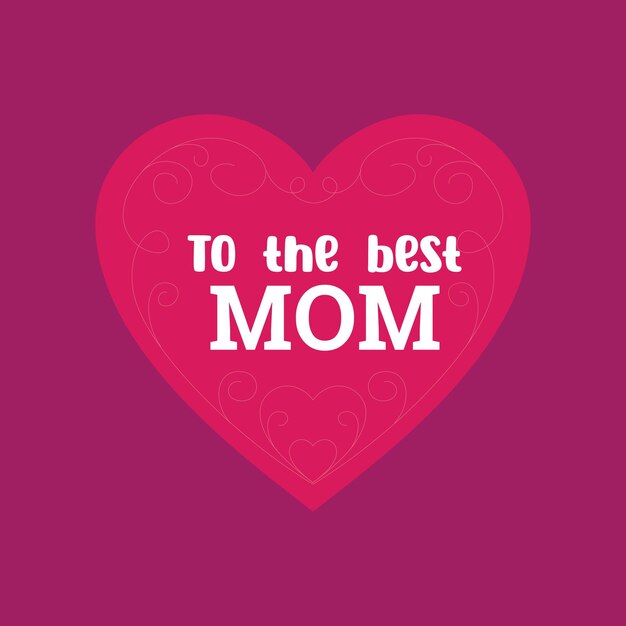 Mothers Day Sticker and Poster Design