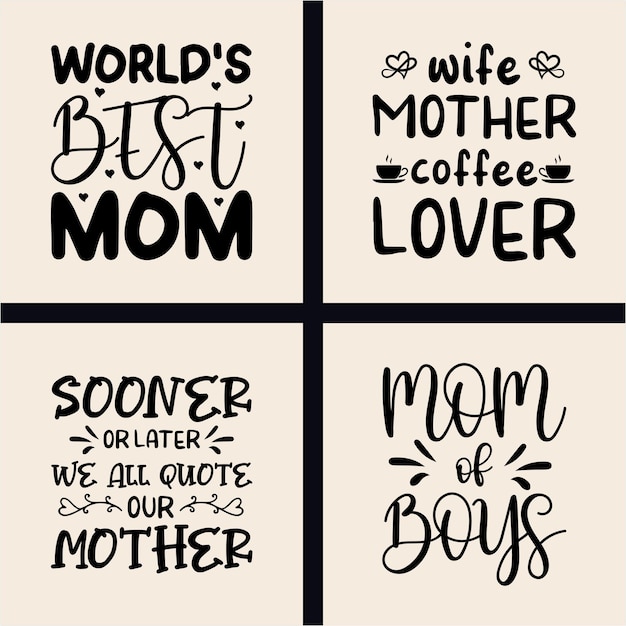 mothers day svg tshirt design bundel