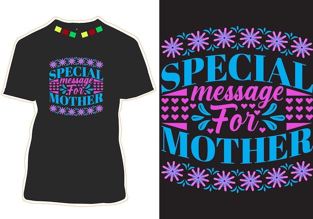 Vector mothers day t shirt design vector