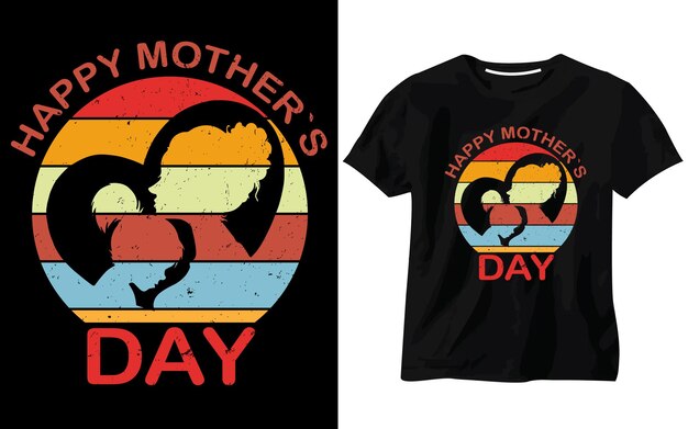 Vector mothers day t shirt design