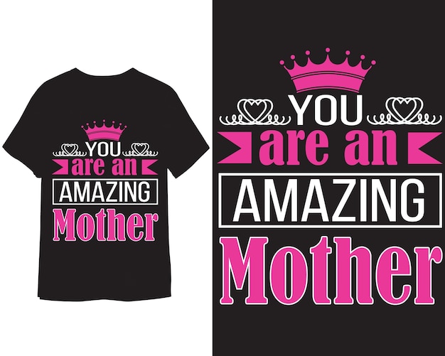 Vector mothers day t shirt design