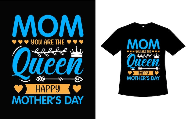 Vector mothers day tshirt design vector image moms day tshirt design