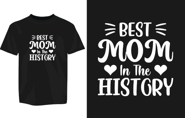 Mothers day typography tshirt design template mom day tshirt design typography motivational