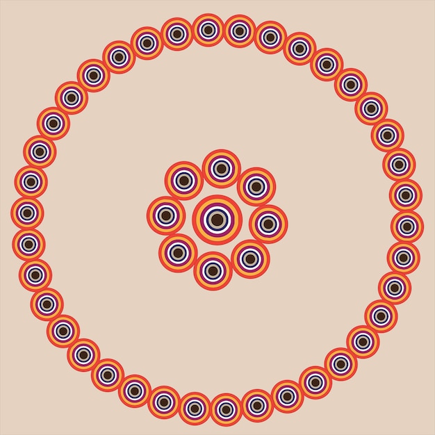 motief cirkel mandala