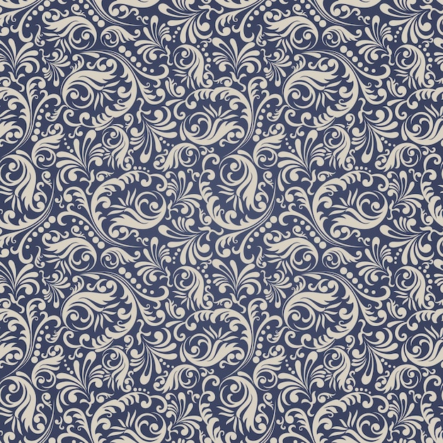 Motieven in barokstijl, decoratief patroon, Vectorgraph, bronmateriaal, tegelpatroon, herhaalcyclus