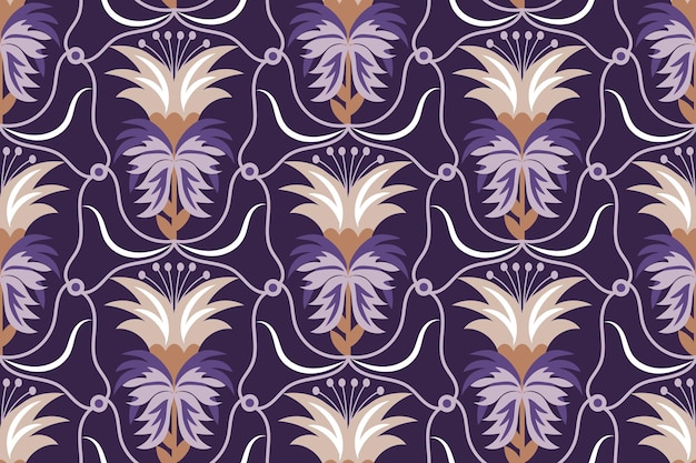 Motif Floral Pattern