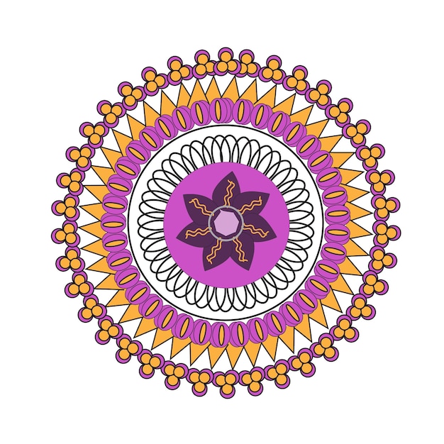 Motif mandala design