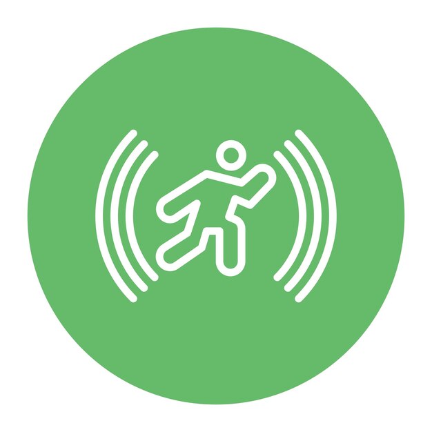 Motion Sensor icon vector image Can be used for Sensors