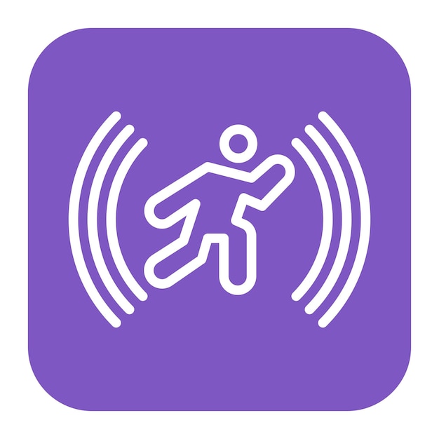 Motion Sensor icon vector image Can be used for Sensors