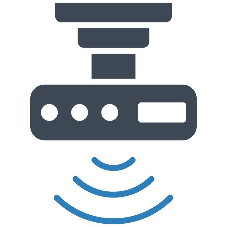 Vector motion sensor vector illustration style
