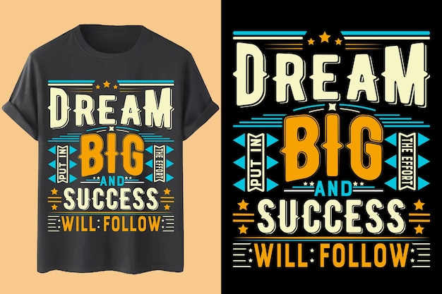 Motivatie T-shirt ontwerp