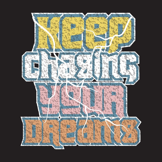 Motivatieve en inspirerende citaten letters tekst effect typografie donker t-shirt ontwerp