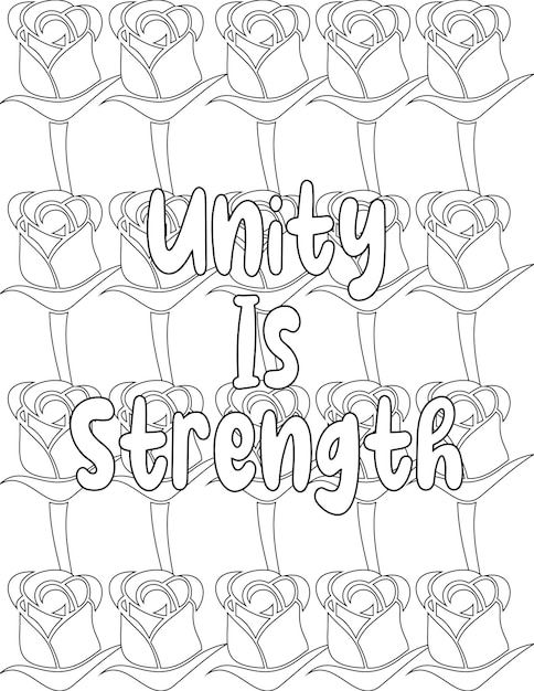 Motivational Coloring sheet Floral Coloring Pages for Selflove for Kids and Adults