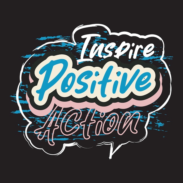 motivational and inspirational quotes lettering text effect typography dark t shirt design