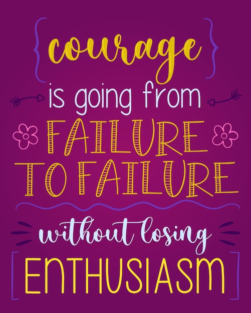 Motivational phrase lettering perfect for print or webprint