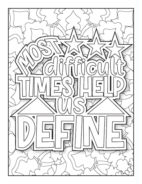 Motivational quote coloring page Inspirational quote coloring page Good vibes Positive vibes