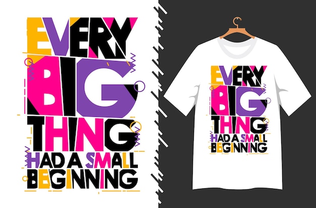 Motivational quote typography for t shirt design