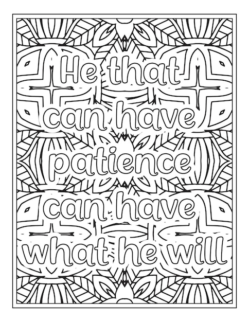 Motivational quotes coloring book page inspirational quotes coloring page coloring page