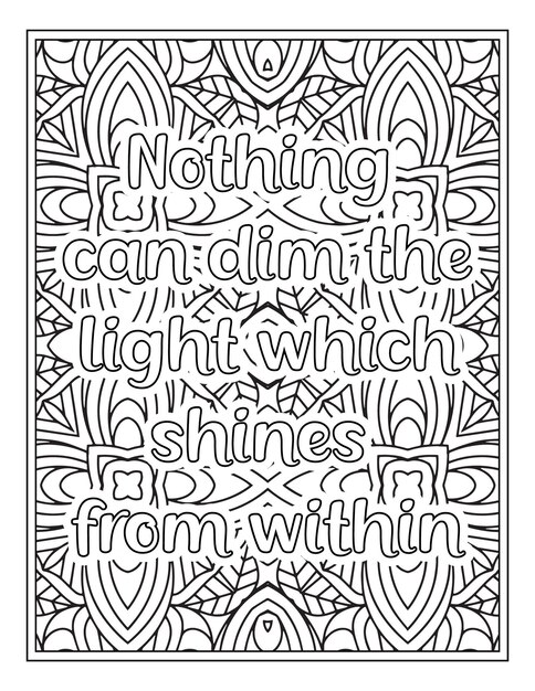 Motivational quotes coloring book page inspirational quotes coloring page coloring page