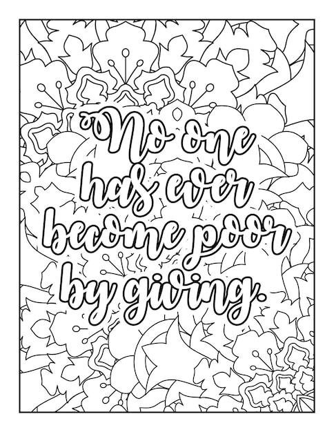 Motivational quotes coloring page inspirational quotes coloring page coloring page for adults