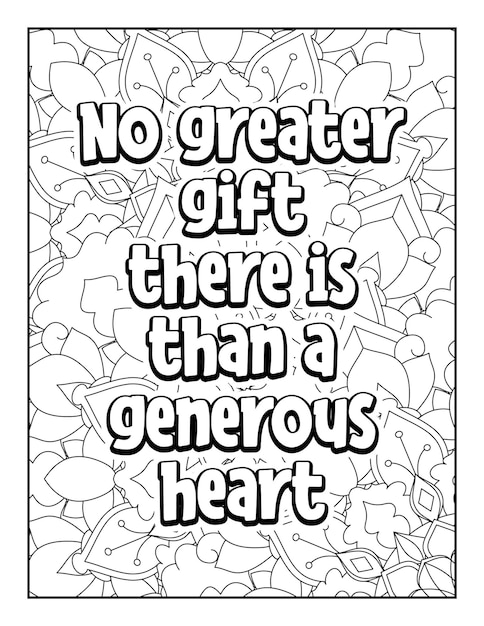 Motivational quotes coloring page Inspirational quotes coloring page Coloring page for adults