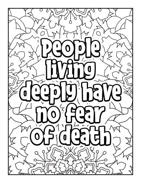 Motivational quotes coloring page inspirational quotes coloring page coloring page for adults