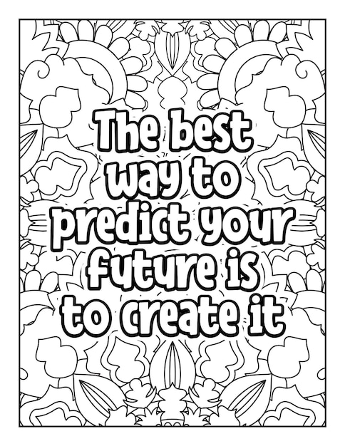 Motivational quotes coloring page Inspirational quotes coloring page Coloring page for adults