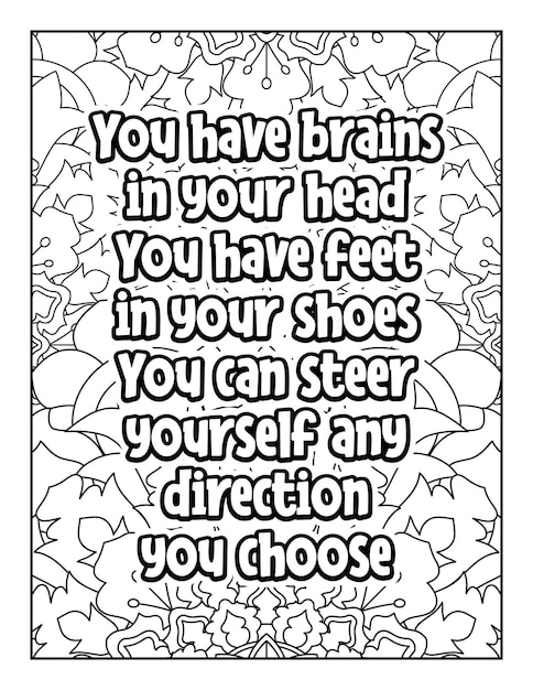 Motivational quotes coloring page Inspirational quotes coloring page Coloring page for adults