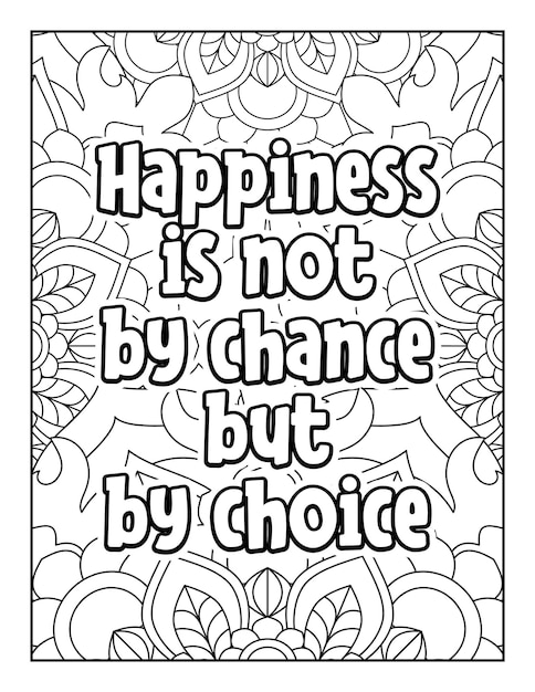 Motivational quotes coloring page Inspirational quotes coloring page Coloring page for adults