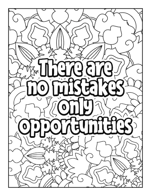 Motivational quotes coloring page inspirational quotes coloring page coloring page for adults