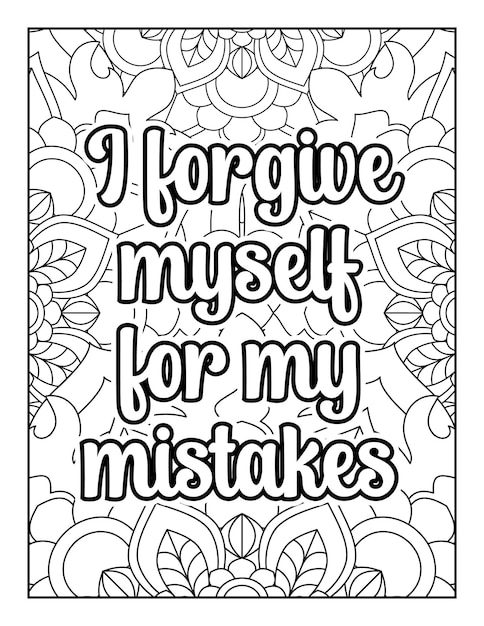 Motivational quotes coloring page Inspirational quotes coloring page Quotes coloring book page