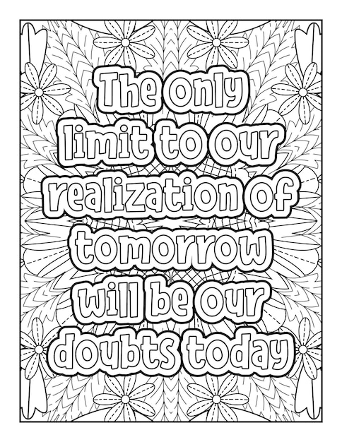 Motivational Quotes coloring page Inspirational quotes coloring page Quotes Coloring Book