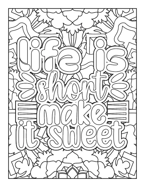 Motivational quotes coloring page Inspirational quotes coloring page